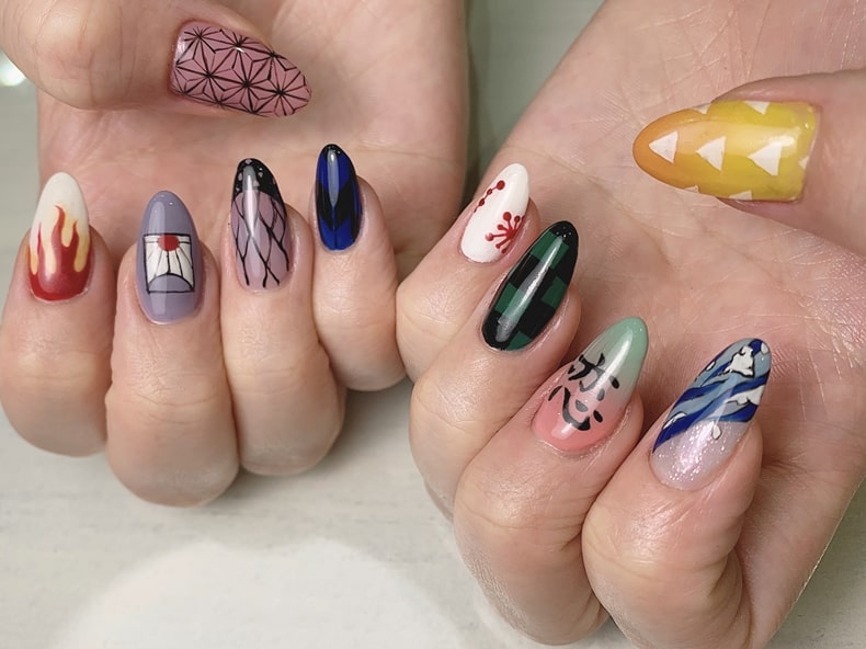 メニュー 料金 堺市ネイルサロン デザインアートが得意な色十彩 痛ネイル対応